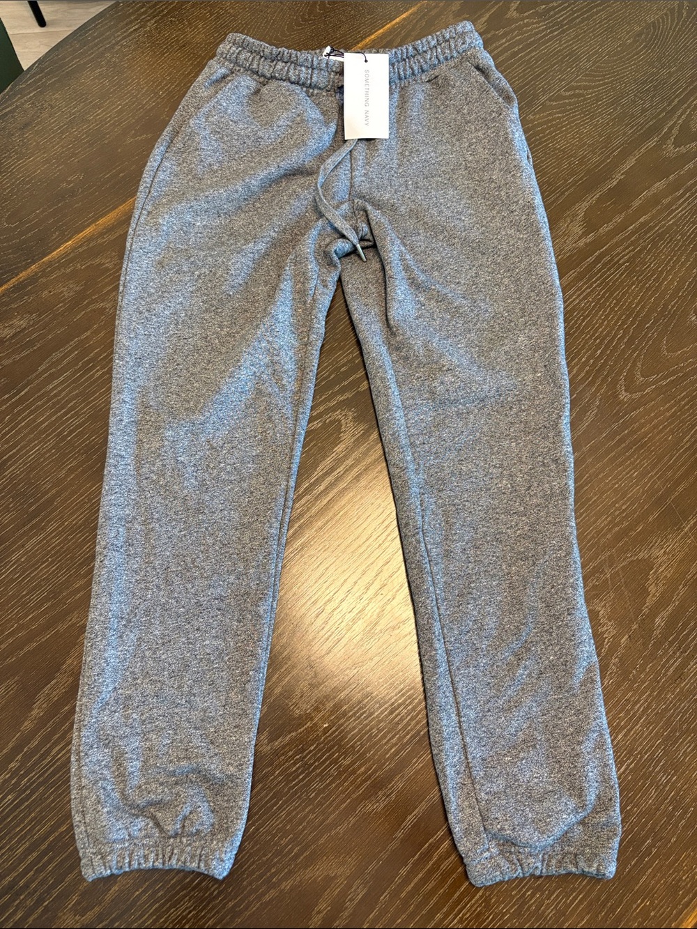 Something Navy Gray Heather Jogger Sweatpants